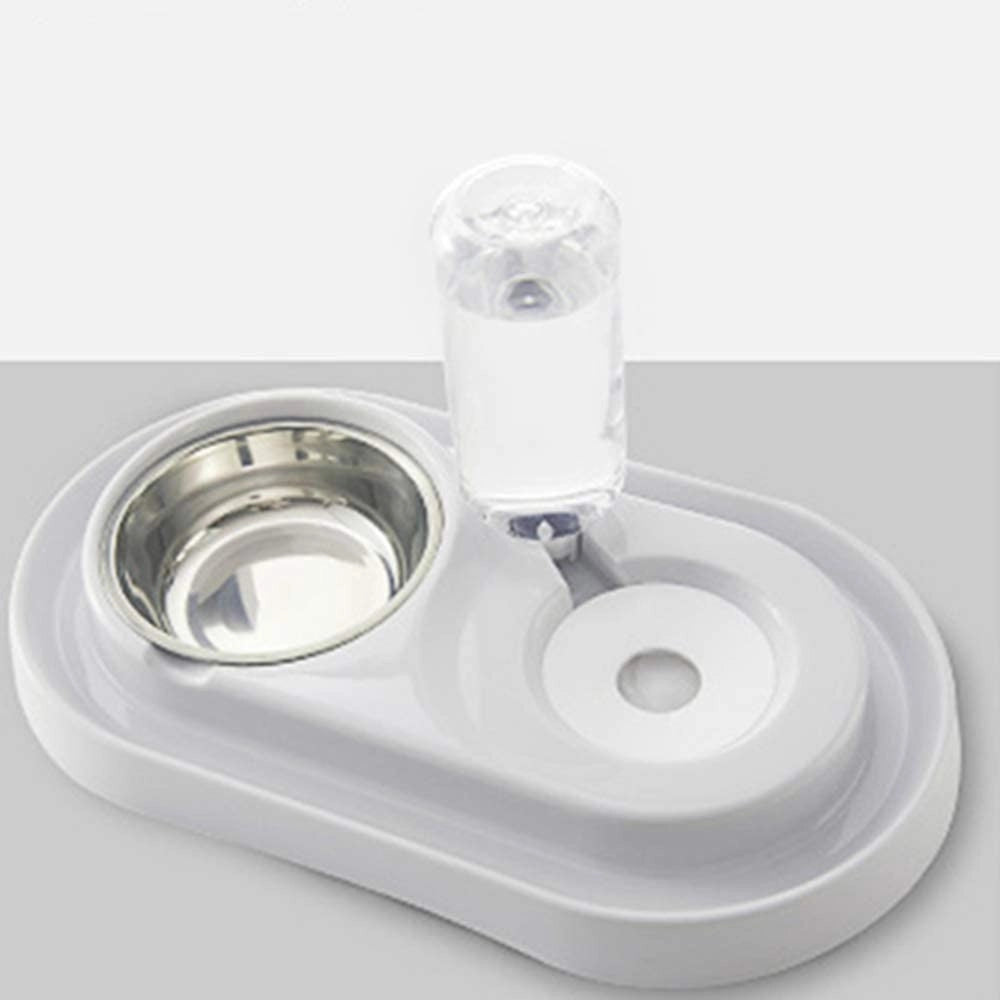 Trade Shop - Ciotola In Plastica Per Gatti Cani Piccoli Animali Domestici Per Alimenti Acqua -