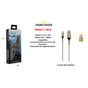 Trade Shop - Cavo Usb Simply Colour X Smartphone Fotocamere 5volt - 2000ma 1,5mt Maxtech F-s016 -