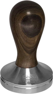 Stampa espresso in stile classico con impugnatura ergonomico in legno pregiato - attrezzo per barista - 49 mm sandalo marrone