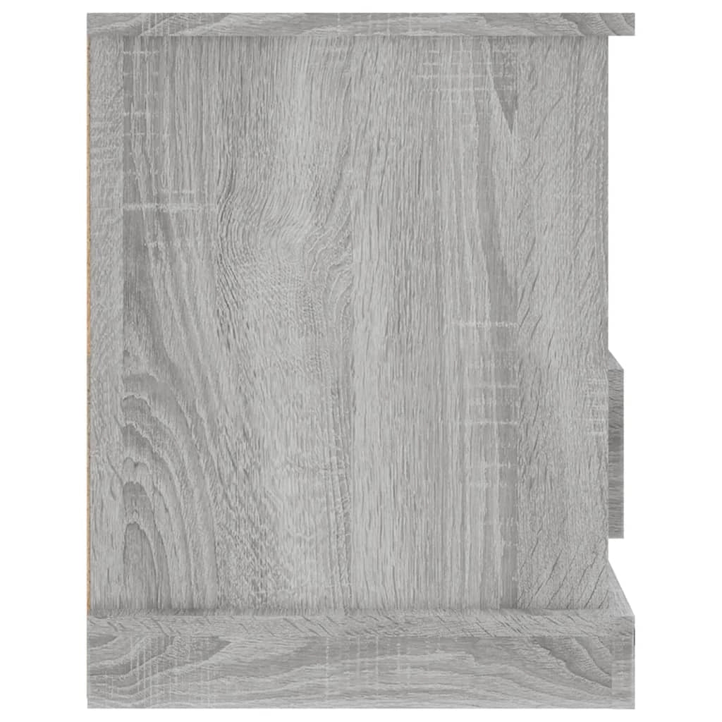 Mobile TV multimediale mensola TV credenza TV sala da pranzo soggiorno camera da letto Sonoma 93 x 35,5 x 45 cm legno ingegnerizzato grigio 02_0028477