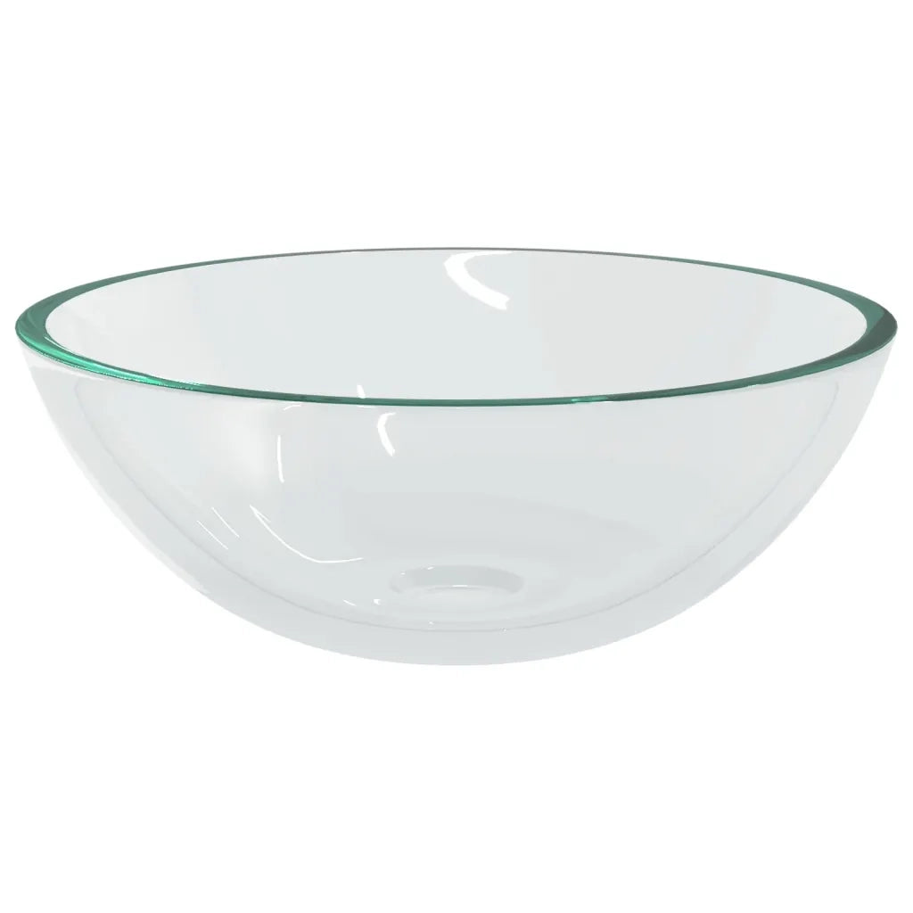Lavandino in Vetro 50x37x14 cm Trasparente cod mxl 41858