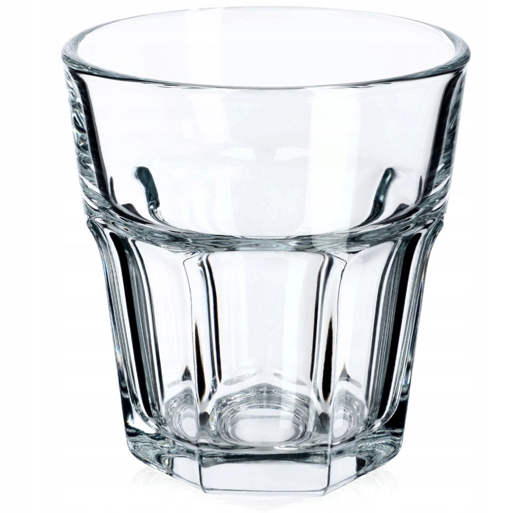 Set di 6 bicchieri da succo KADAX da 230 ml in vetro spesso