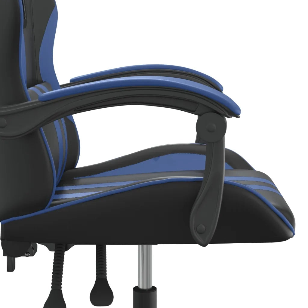 Sedia da Gaming Nera e Blu in Similpelle 3143818