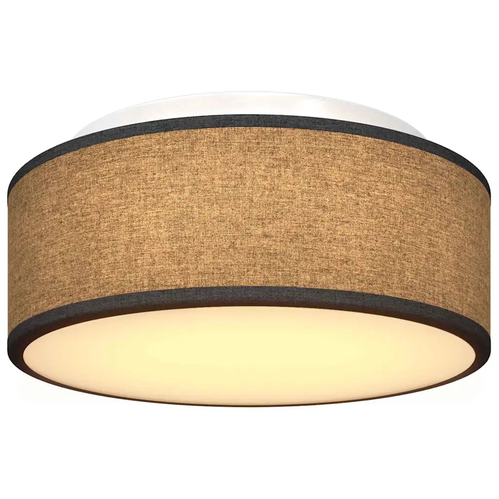 Lampada da soffitto Nero 30 x 30 x 13,5 cm Tessuto CFW4303124