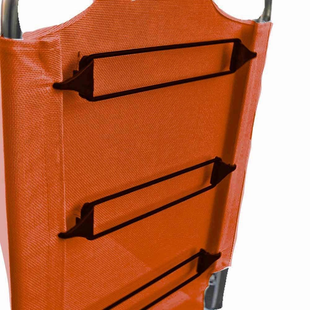 Lettino jolly fiam arancio 031tx ar in alluminio