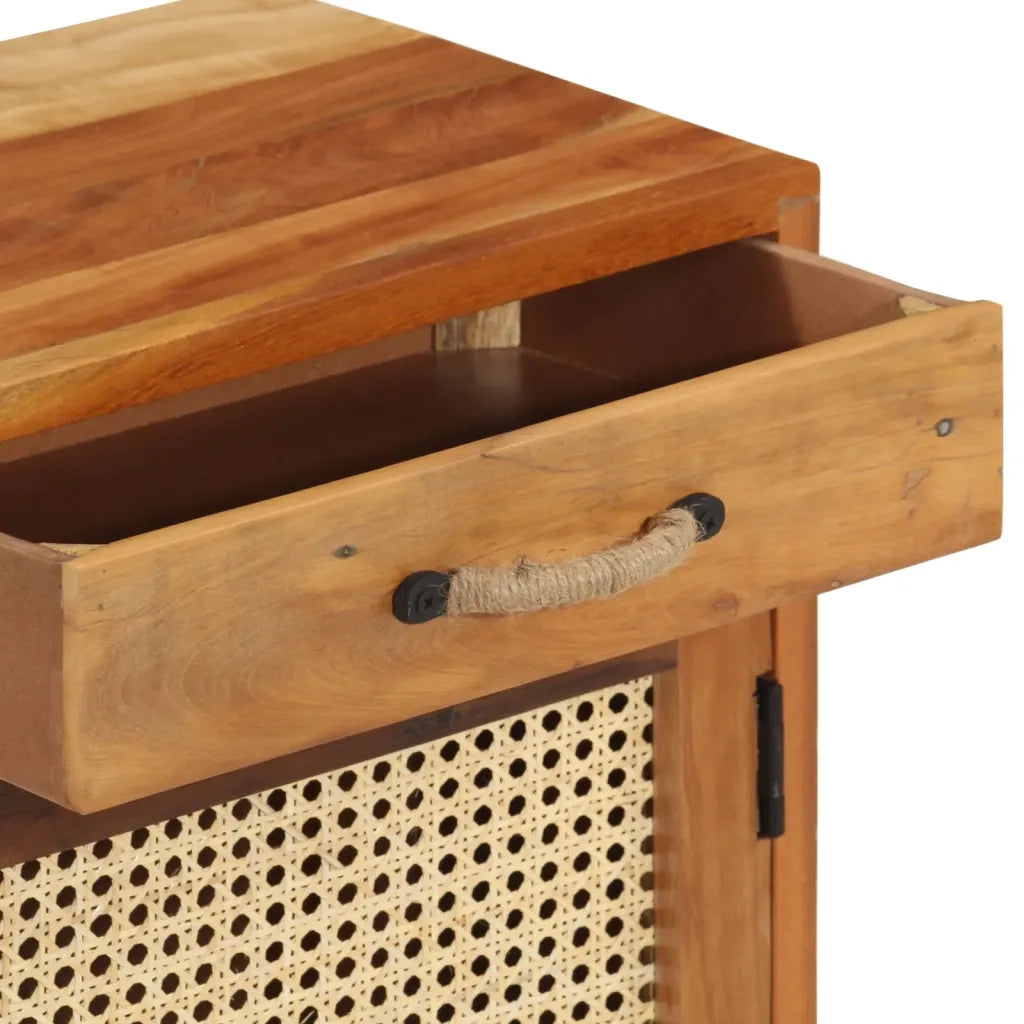 Comodino 40x30x50 cm in Legno Massello di Recupero 288094