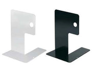 FERMALIBRO IN ACCIAIO VERNICIATO- - mm.155x140x200h. colore bianco - 5 pezzi