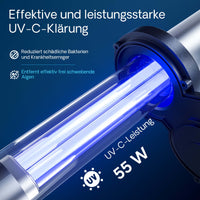 CPA-30000 Filtro a pressione per laghetto con UVC da 55W Per laghetti fino a 60000 litri