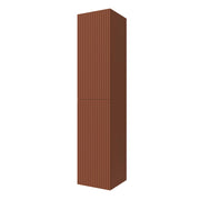 Colonna bagno sospesa 160cm in color terracotta a 2 ante Nara