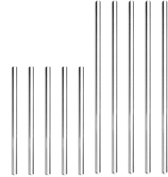 Set di Stuzzicadenti Premium, 10 pezzi, resistente al calore - 30 cm e 20 cm - per uso scientifico e preparazione di bevande