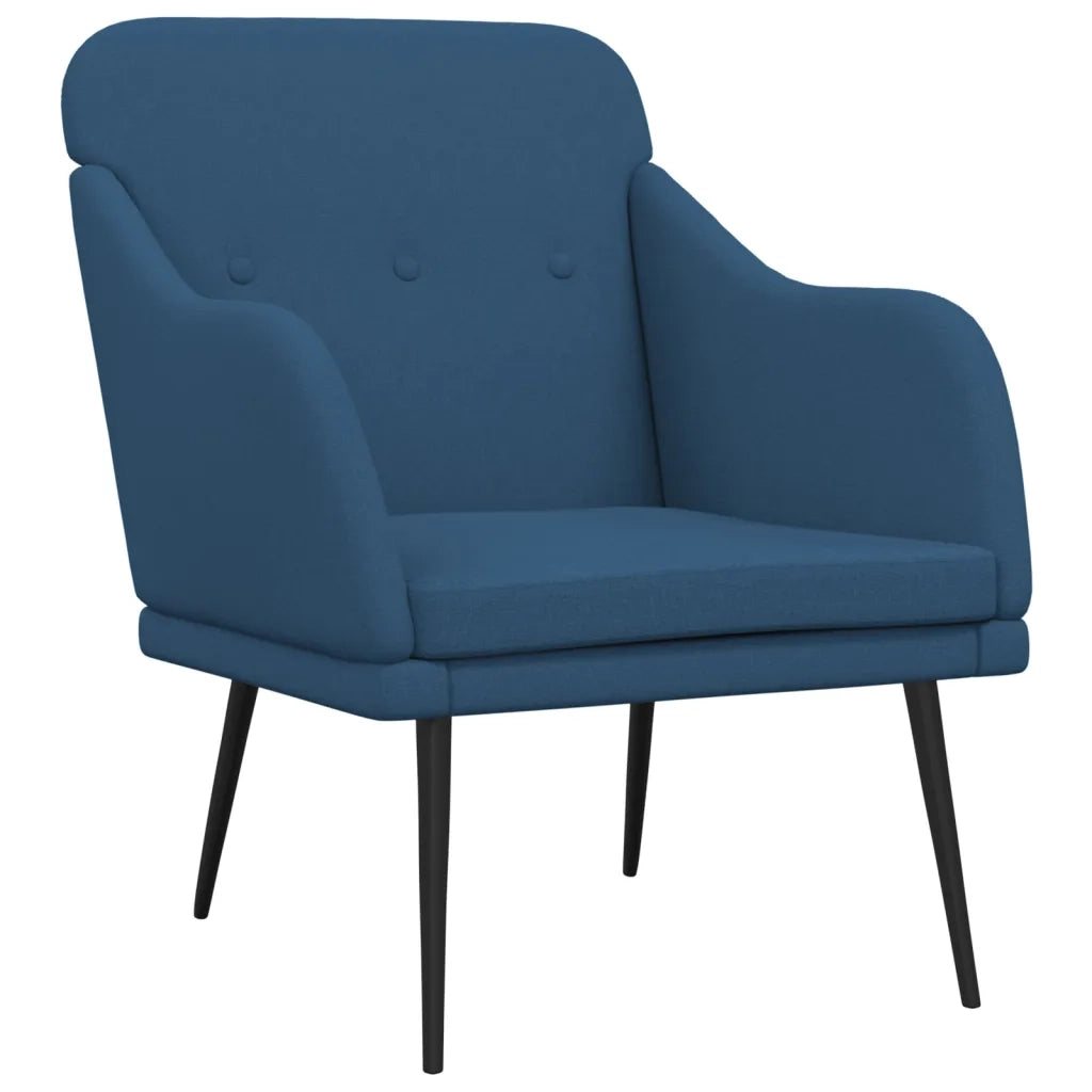 Poltrona Blu 63x76x80 cm in Tessuto cod mxl 14246