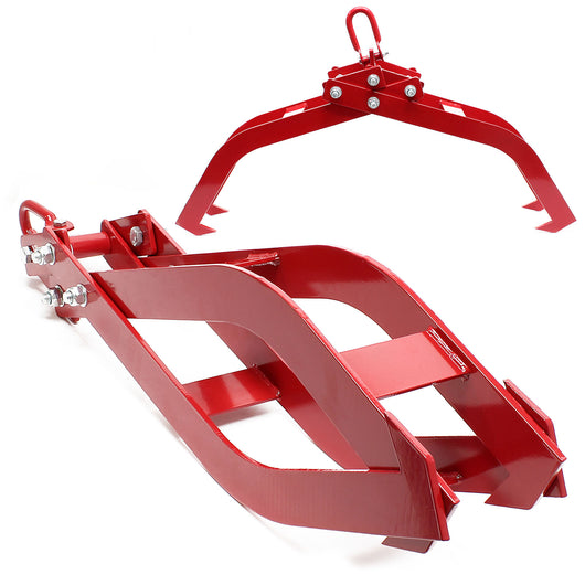 Pinza forestale per legna e tronchi fino a 850 mm 1500kg di forza di trazione 4 artigli