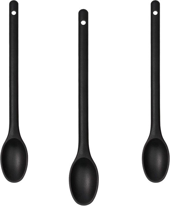 Set di 3 Spatole in Silicone - Utensili per Cottura e Mescolatura Resistenti al Calore
