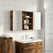 Set di Armadi da Bagno con lo scaffale 3 pcs 100 x 10,5 x 50 cm 3403684
