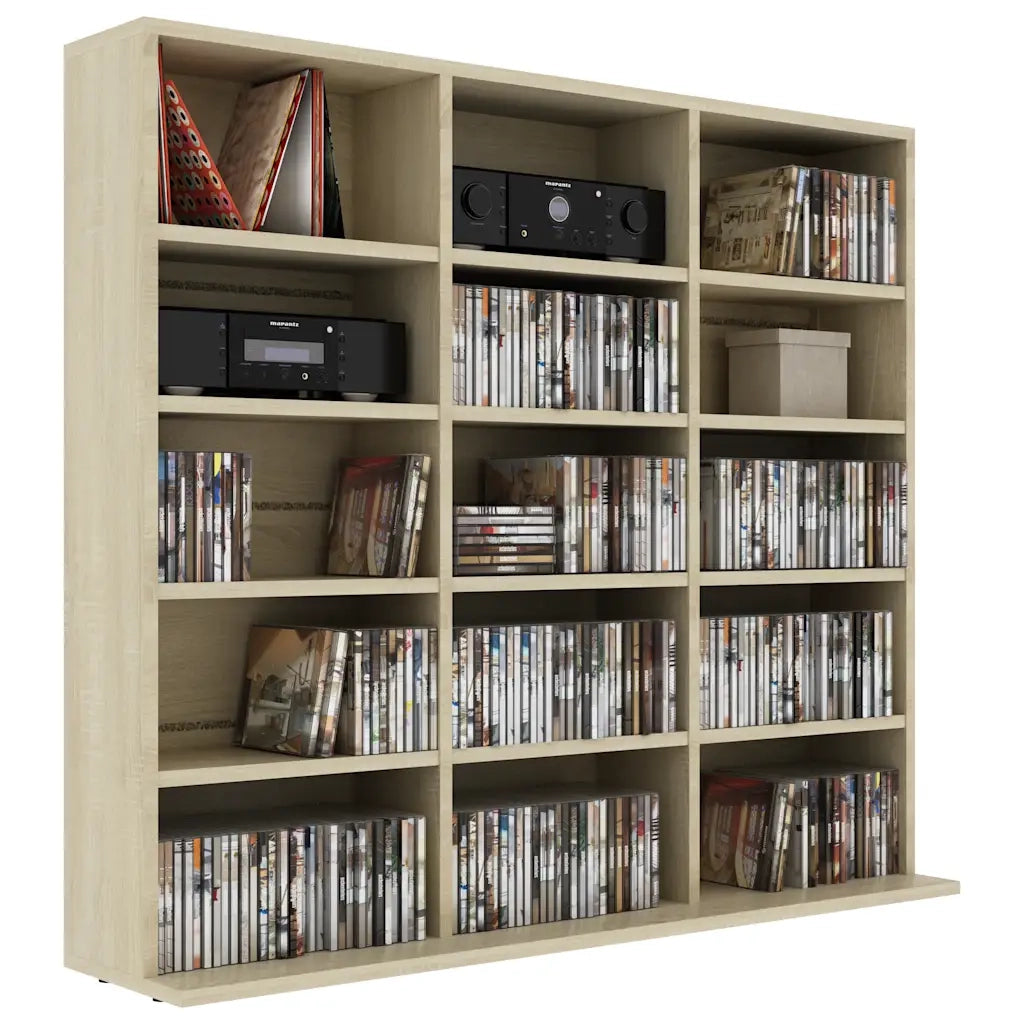Armadietto CD Rovere Sonoma 100x23x89,5 cm in Legno Multistrato CFW4255372