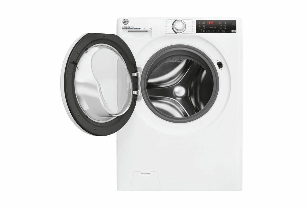 Hoover H-WASH 350 Lavatrice Slim 7kg, Classe A-10%, 1400 giri, Bianco, H3WP4474TAM6/1-S