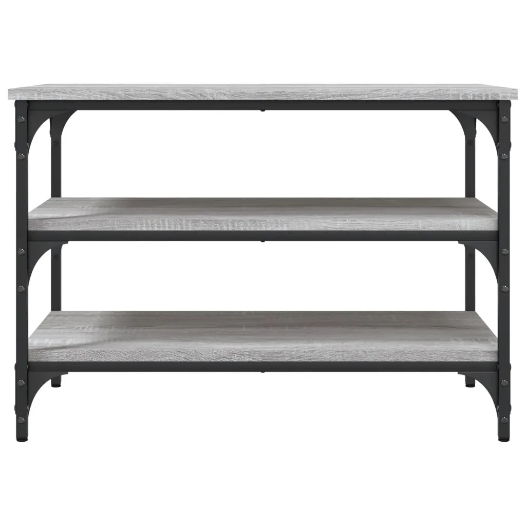 Panca Porta Scarpe Grigio Sonoma 70x38,5x49cm Legno Multistrato 839041