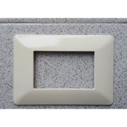 Trade Shop - Placchette Placche In Abs Per Serie Matix Bticino Compatibile 3 4 6 Moduli Color - Cappuccino -3 Fori     -