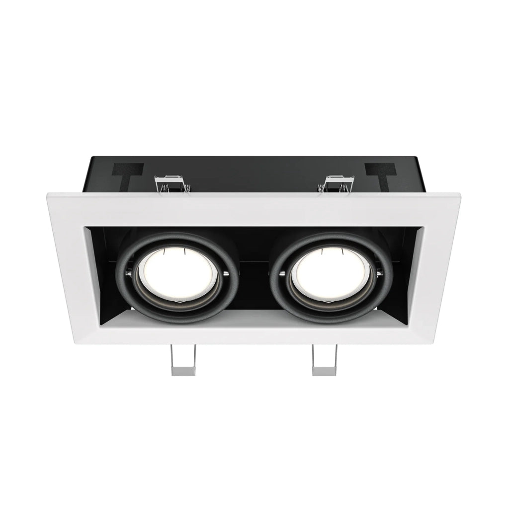Maytoni Lampada da Incasso Metal Modern 2 luci GU10 bianco metallo