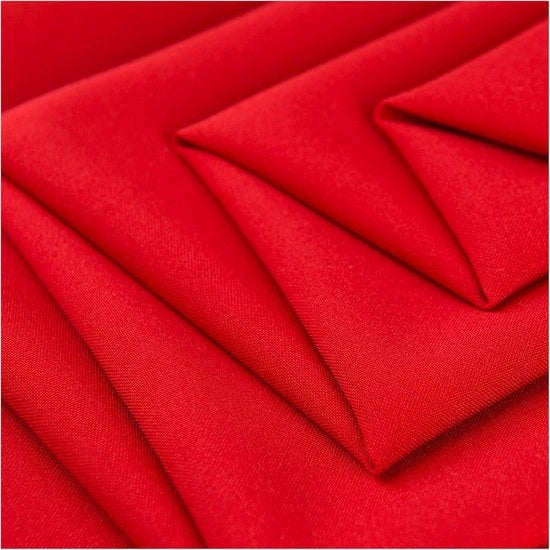 Tappeto da tavolo - Decorazione da tavolo Tovagliolo da tavolo - Tavolo da pranzo Copertura da tavolo - Asciugatura rapida Poliestere - 140 x 220 cm - Rosso