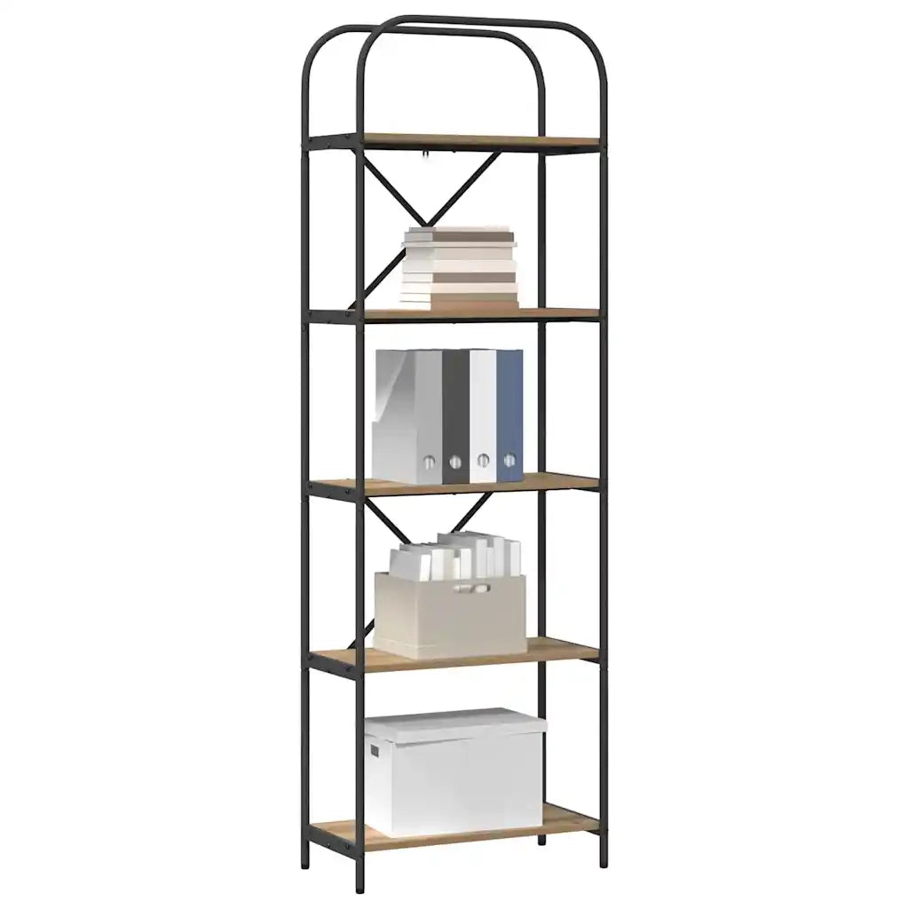 Libreria Rovere artigianale 60 x 30 x 183 cm Legno multistrato