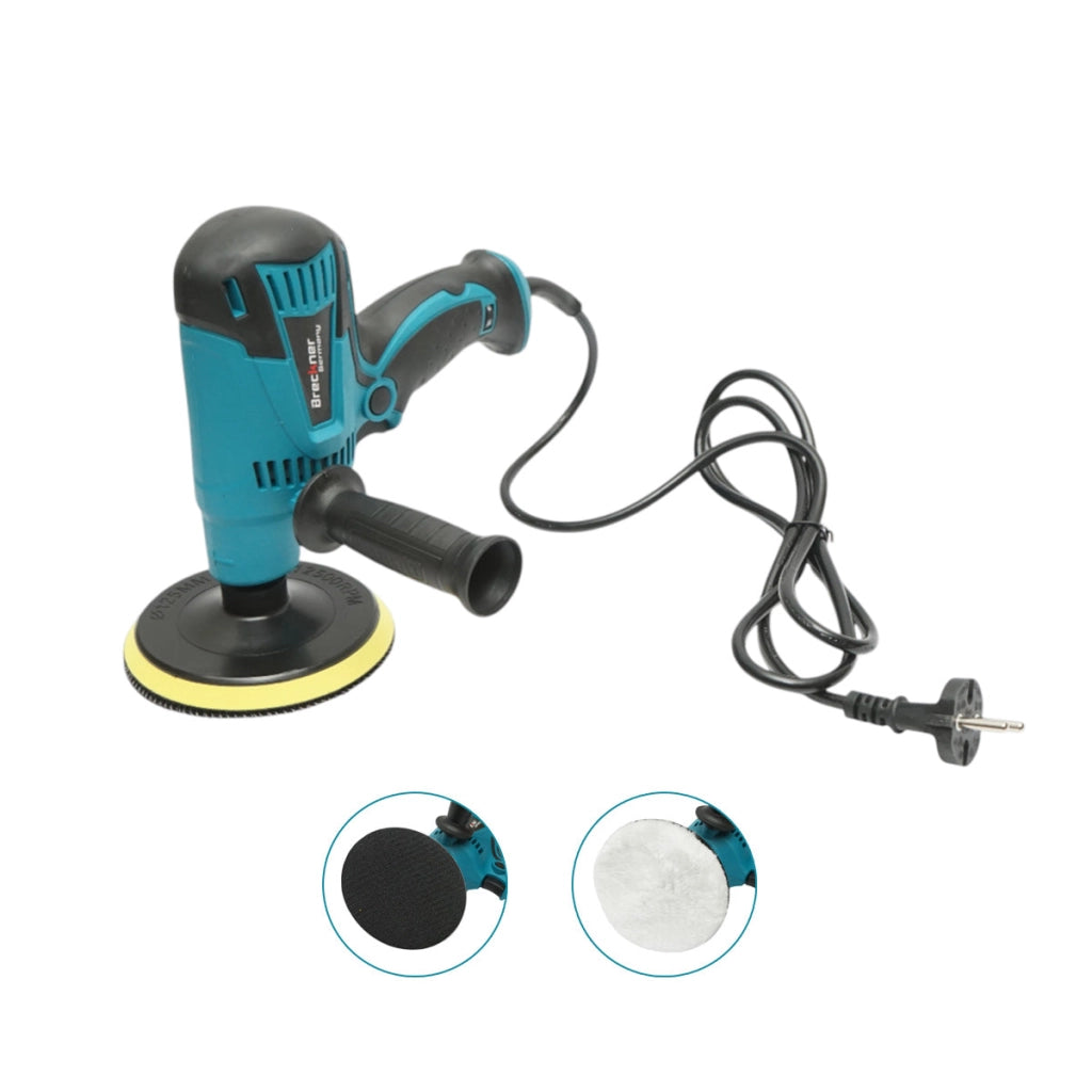 Lucidatrice e levigatrice da 800W, 220V, disco da 125mm, 6 velocità, 4500 giri/min Breckner Germany