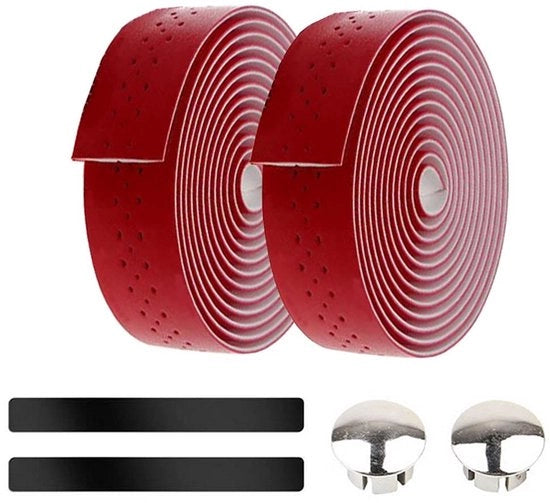 Cinturone di sterzo antiscivolo - Adesivo di sterzo assorbente shock - Manubrio di sterzo allungabile - 3 cm di larghezza - 200 cm di lunghezza - Duraturo e comodo - Sterzo con lente di sterzo