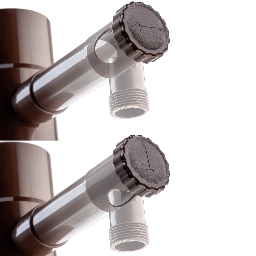 Collettore di acqua piovana KADAX con valvola di scarico da 80 mm