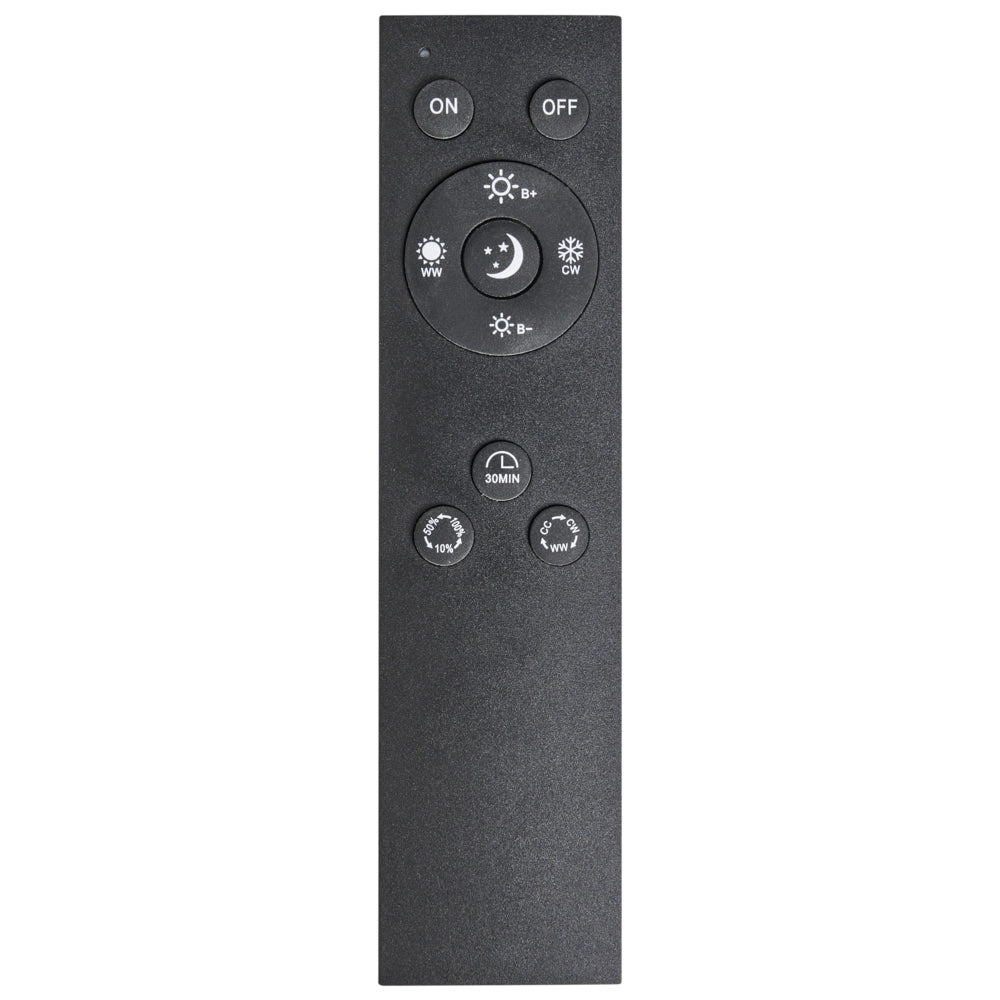 Plafoniera LED Nero in Materiale Sintetico Quadrata 30 cm Pannello Luminoso LED a Filo Soffitto con Telecomando