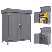 Armadio da Giardino in Legno Massello ¨C zephmum ¨C 74x43x88 cm