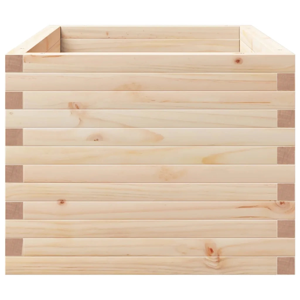 Fioriera da Giardino-Vaso da Esterno 90x60x49,5 cm in Legno Massello di Pino 924817