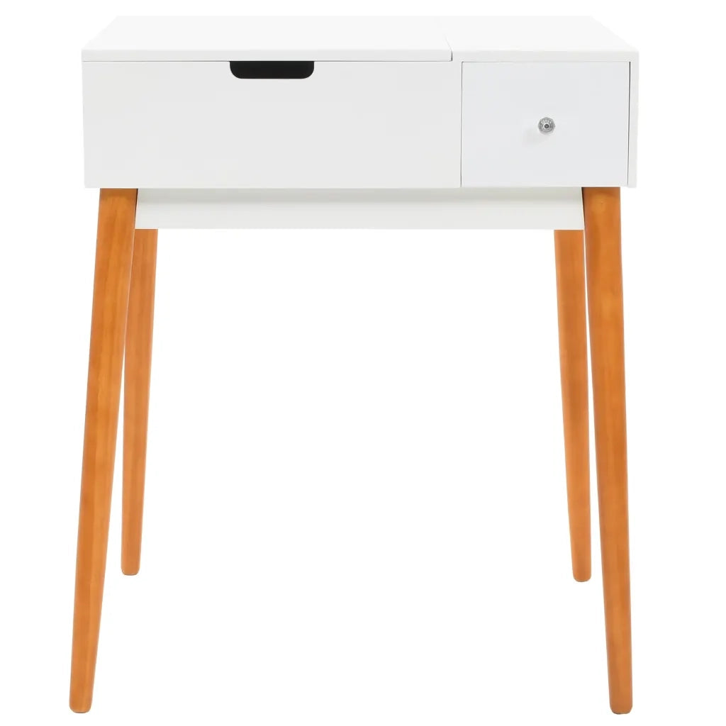 Toletta con Specchio-Tavolo da Vanit¨¤ in MDF 60x50x86 cm