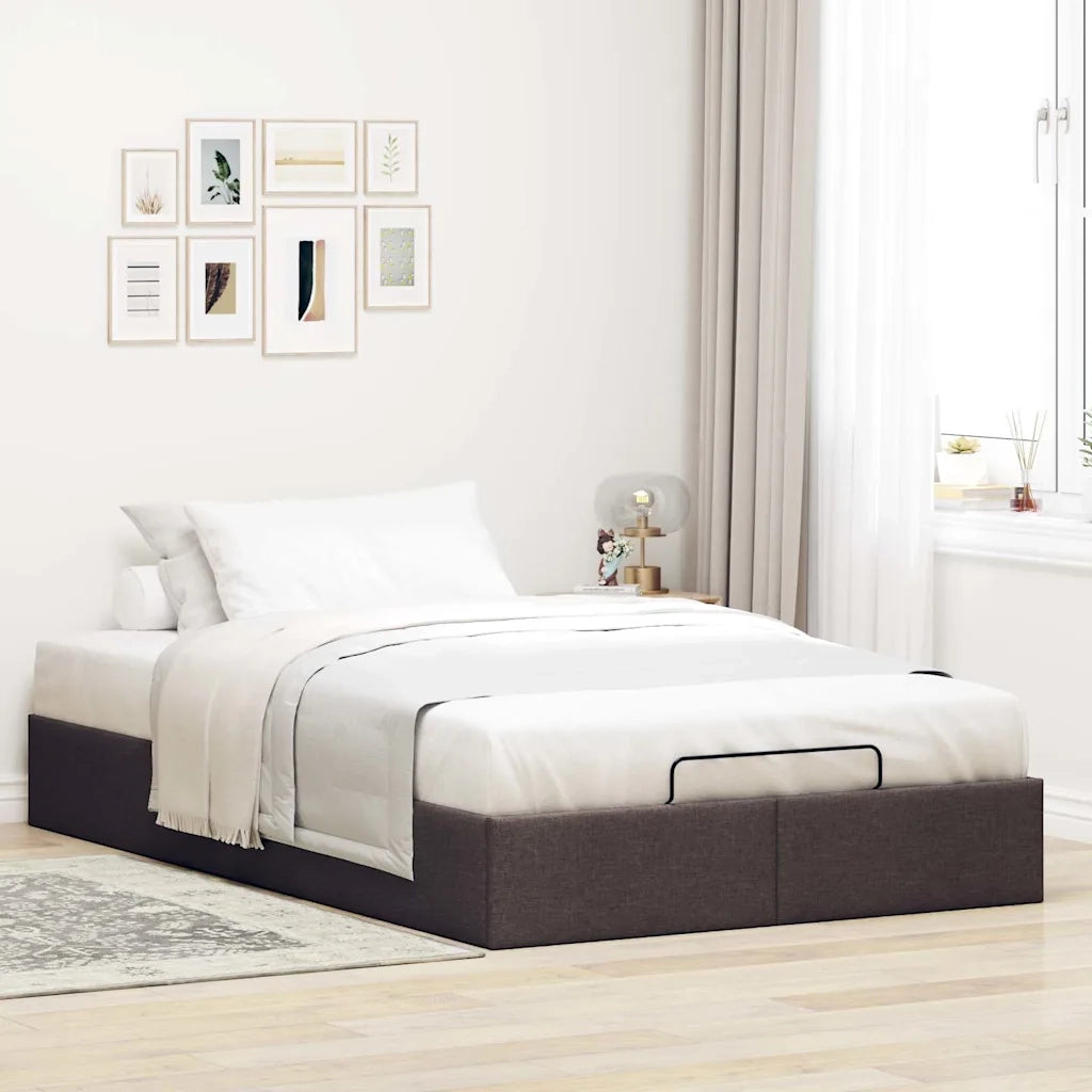 Struttura Letto Pouf senza Materasso 120x200 cm in Tessuto 3310871