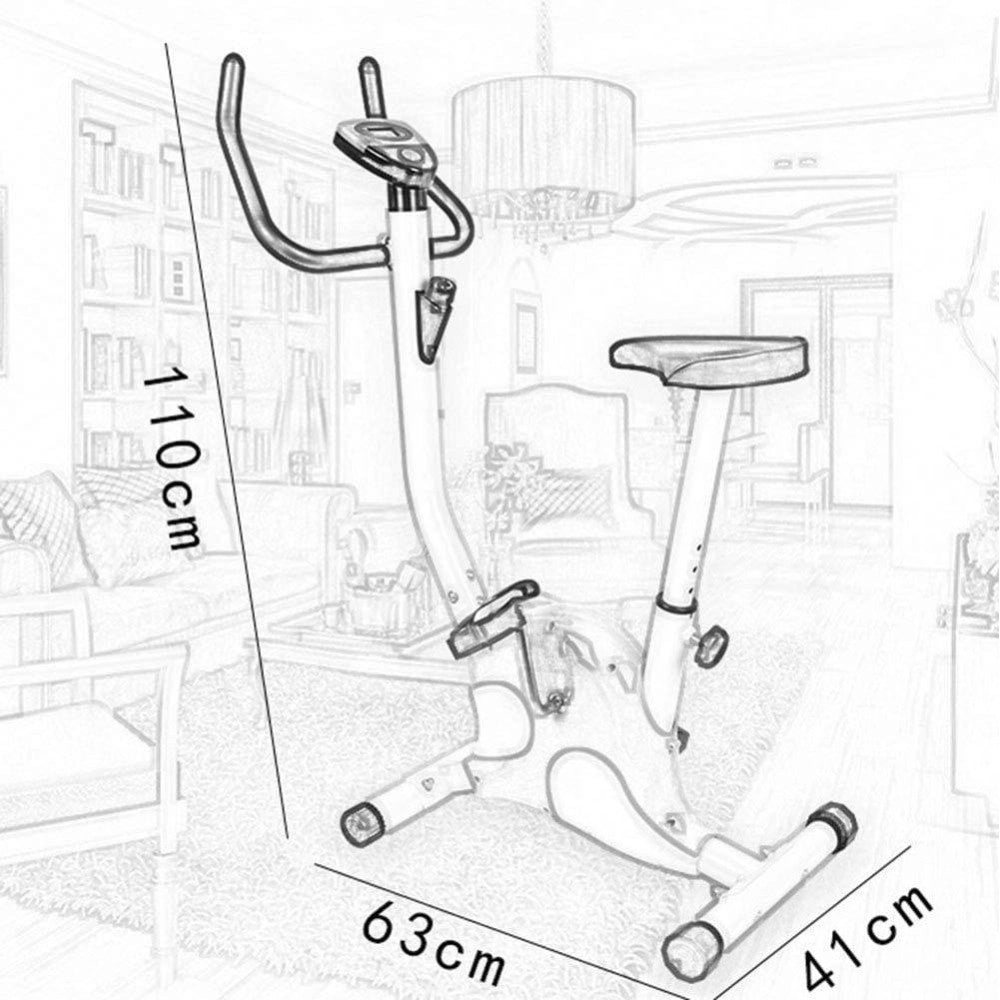 Trade Shop - Cyclette Da Casa Spinning Bike Bici Interno Con Sedile Regolabile Multifunzione -