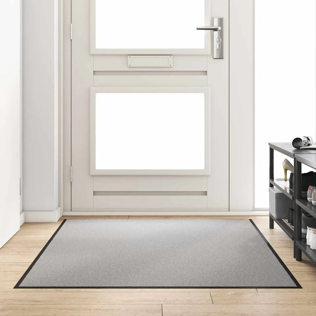 Tappetino Grigio e Nero 120 x 180 cm 100% Poliammide 4100773