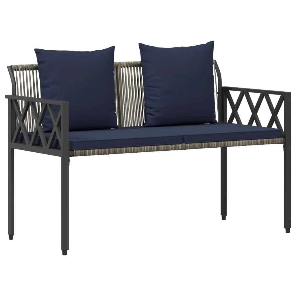 Panchine da esterno 2 -Seater 116 x 56 x 75 cm polyrattan 42025355