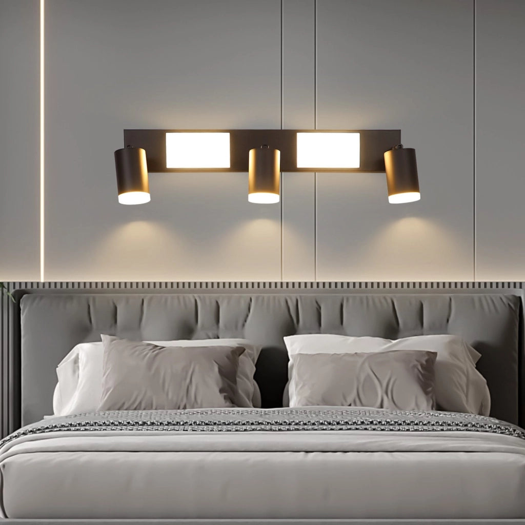 ZMH Faretto da soffitto neri 3 lampadine GU10 20W 3000K orientabili per camera letto cucina bianco caldo