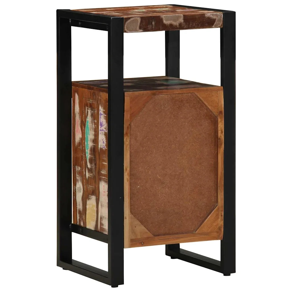 Mobile da Bagno con porta Marrone Legno Recuperato Massello 4013608