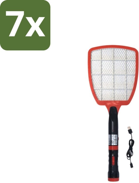 Fly Shock Plus - Repellente elettronica per insetti - Potente e ricaricabile - Confezione in bulk - 7 pezzi