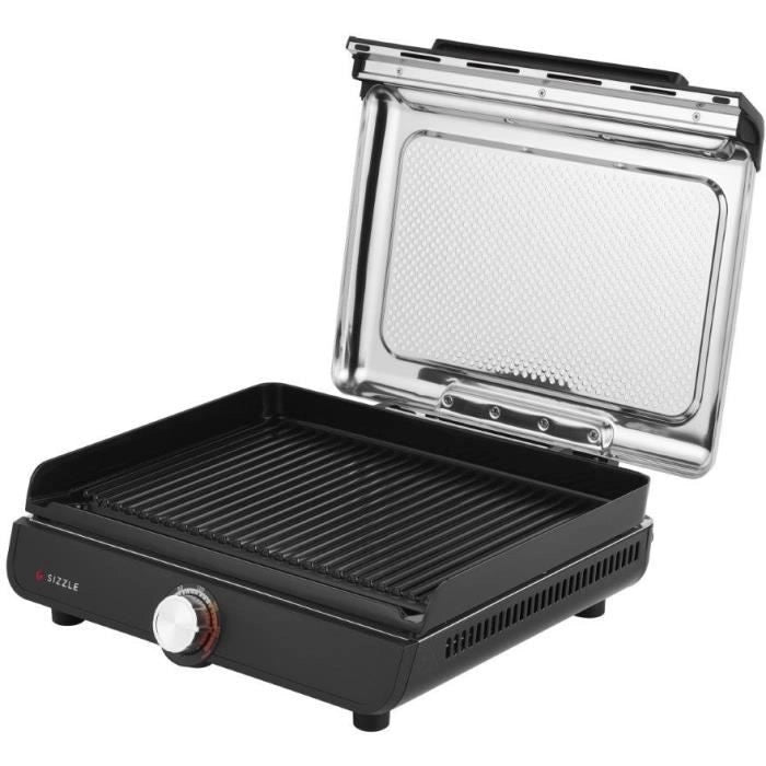 Griglia e plancha da interno - NINJA - Sizzle GR101EU - 34 x 8 x 13,5 cm - Nero