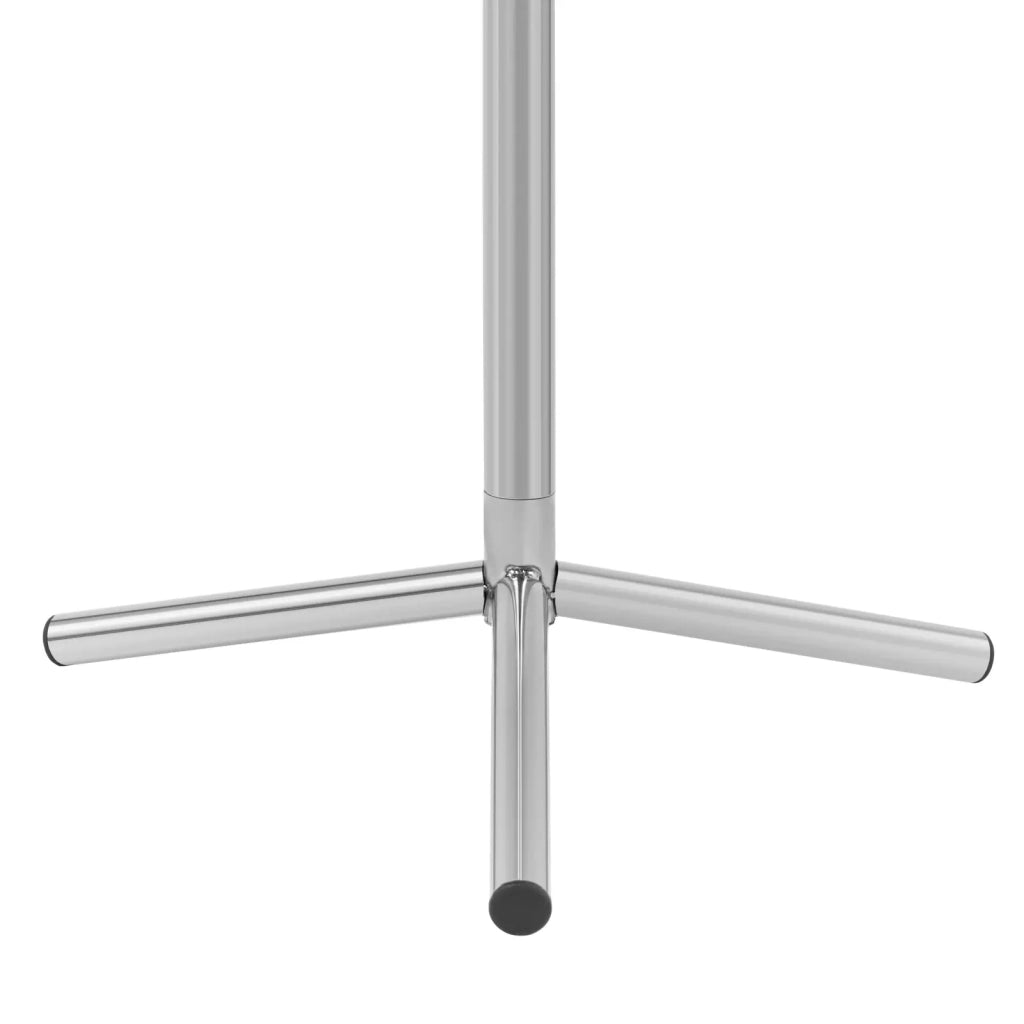 Bracciolo per tatuaggi regolabile in altezza 47 x 47 x 50-60 cm acciaio inox compensato in PVC schiuma sintetica nero 14_0009842