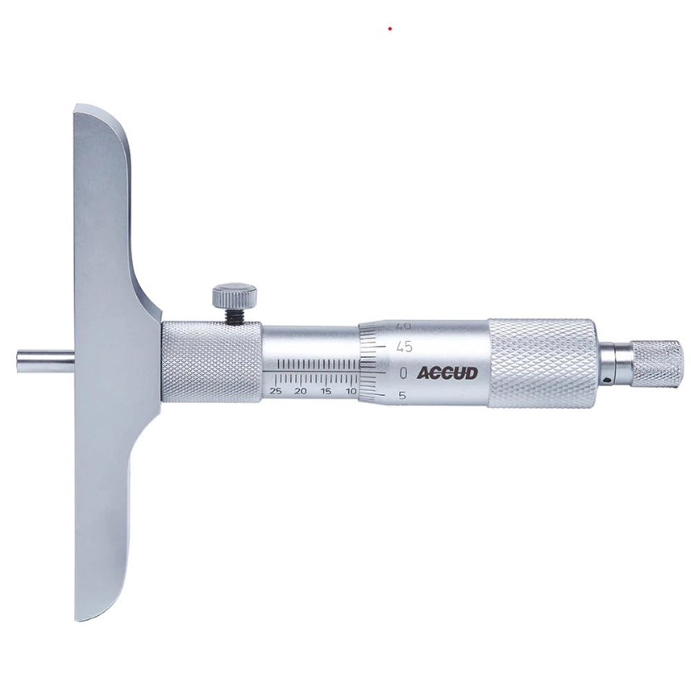 MICROMETRO DI PROFONDITA' 0-50mm PRECISIONE RISOLUZIONE 0,003mm 391-002-01 ACCUD 5160200050