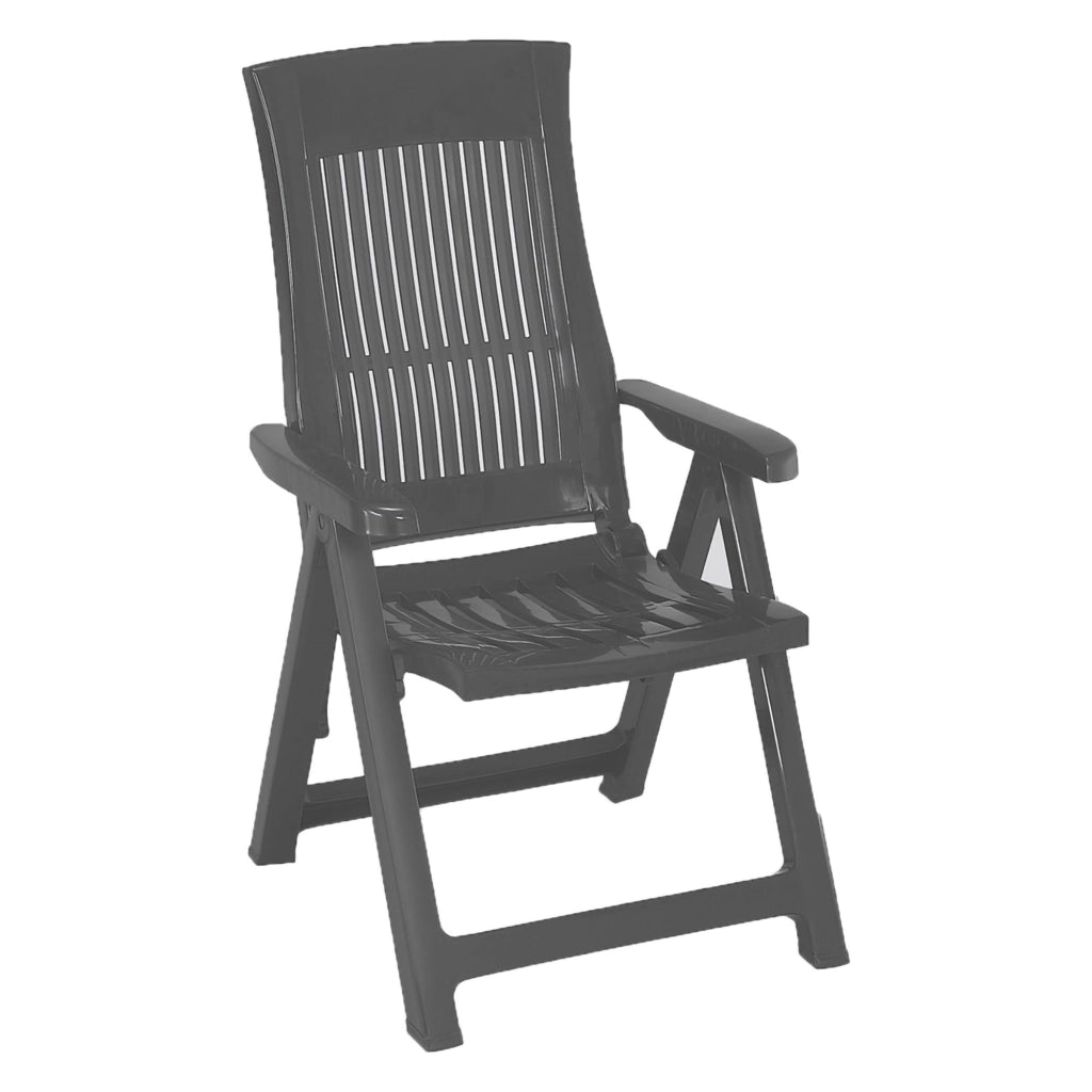 Heflin, Sedia da Esterno una Sedia Made in Italy, Nero Antracite