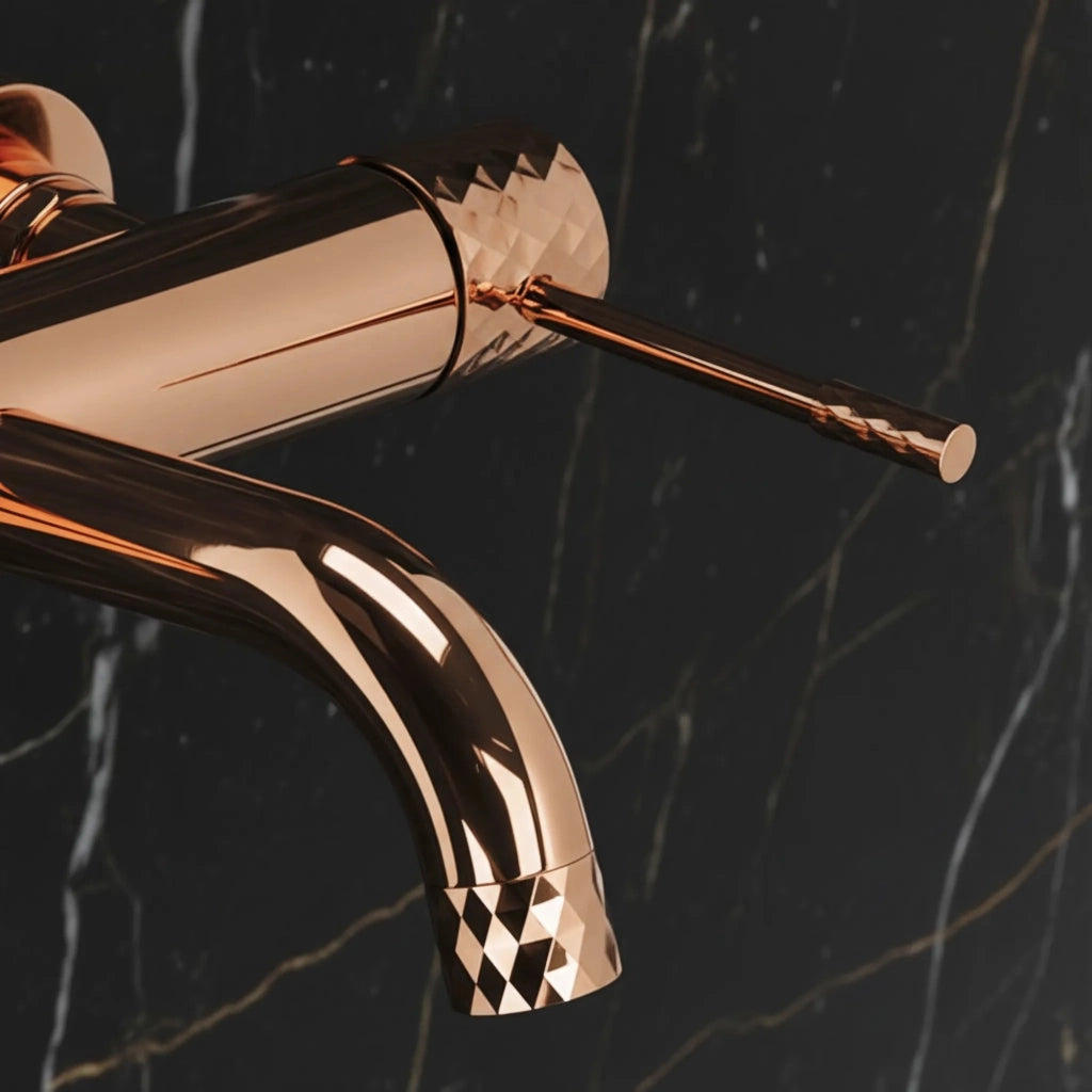 Rubinetto Da Vasca Rea Lungo Diamond Copper