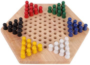 Gioco Educativo per Bambini - Borden con Dischi Colorati - Fatto di Legno Duraturo - Sviluppa la Intelligenza - Modello per Bambini