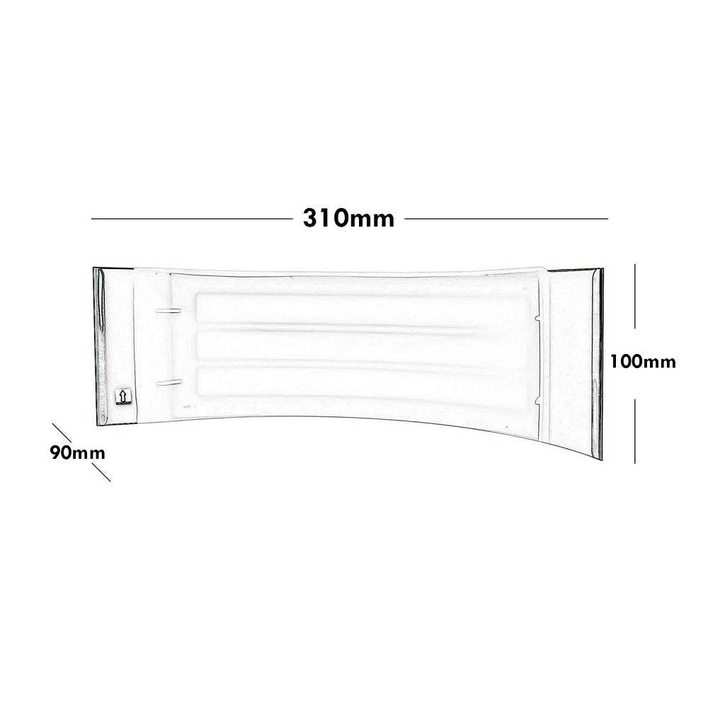 Trade Shop - Applique Led Esterno Lampada E27 Luce Moderna Parete Muro Giardino Cortile S101-a -