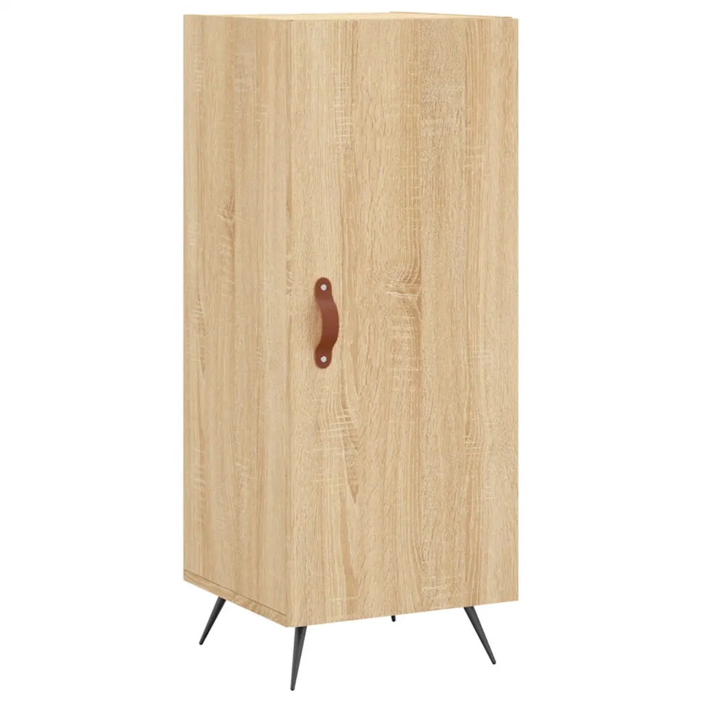 Credenza-Buffet-Armadio da cucina Rovere Sonoma 34,5x34x180 cm in Legno Multistrato 519151
