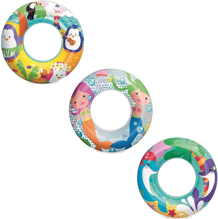 Salvagente Gonfiabile Mare Piscina Avventure Marine 51 cm Bestway 3 Decori