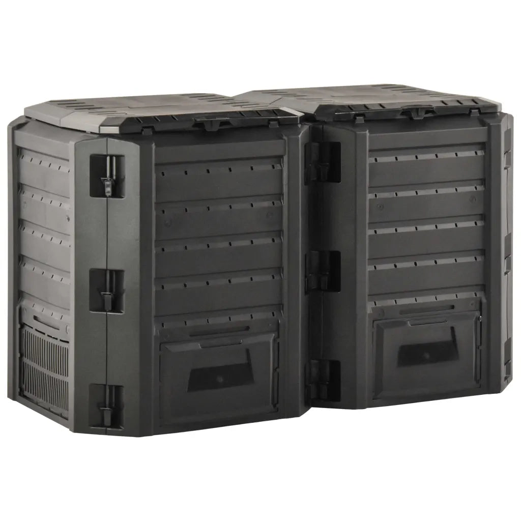 Compostiera da Giardino Nera 800 L CFW3763585