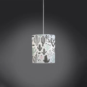 Sospensione Moderna Decolight Polilux ® Grafica Cactus 1 Luce E27